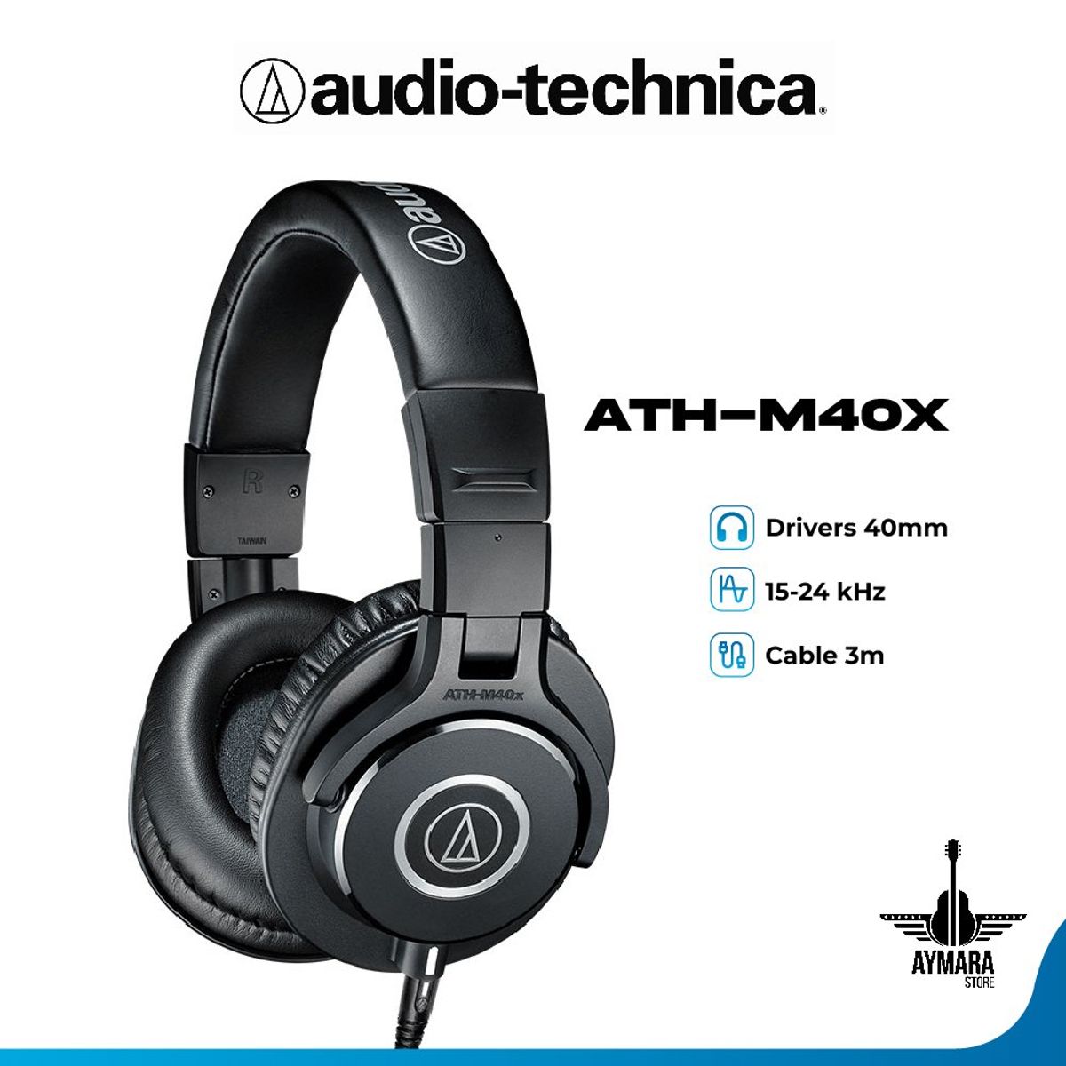 AUDIO TECHNICA - AUDIO TECHNICA ATHM40X AUDIFONOS