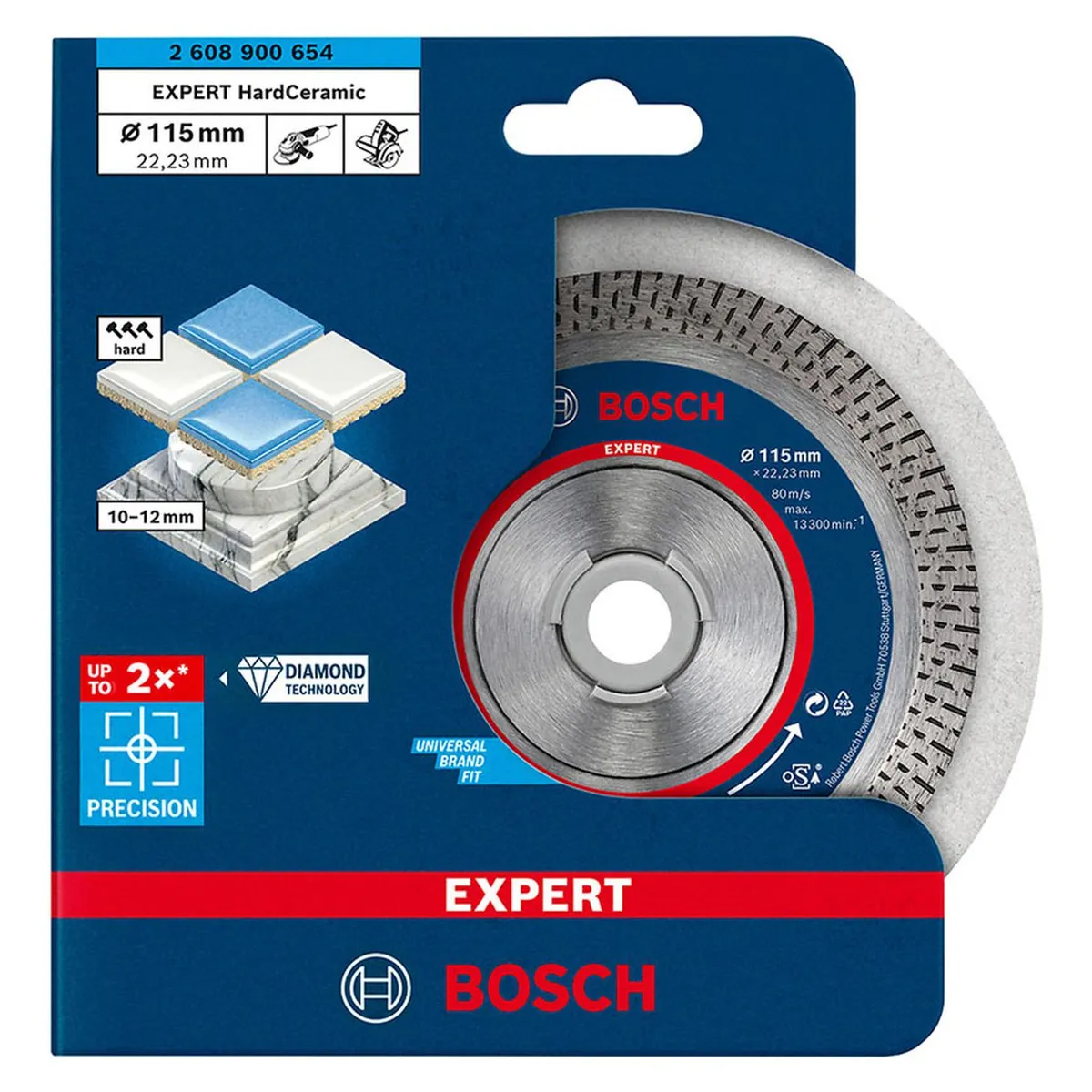 BOSCH - Disco de Corte Diamantado 4 1/2" p/ Cerámica Bosch 2608.900.654-000