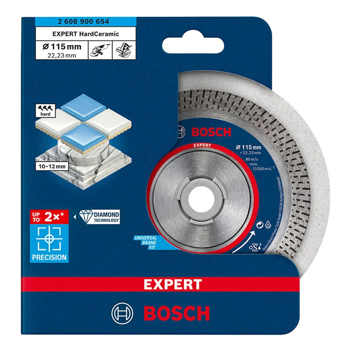 BOSCH - Disco de Corte Diamantado 4 1/2" p/ Cerámica Bosch 2608.900.654-000