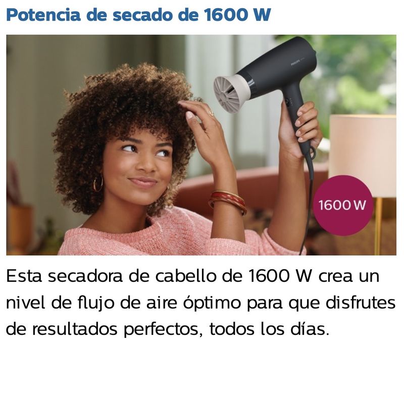 Secadora de Cabello Philips 1600 W Acc Protector de Cabello