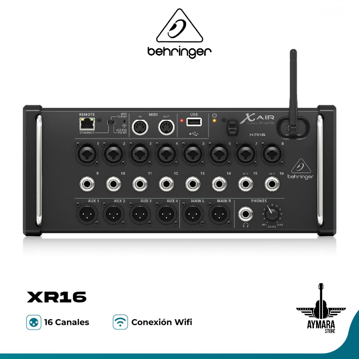 BEHRINGER - BEHRINGER XR16 MIXER DIGITAL 16CH