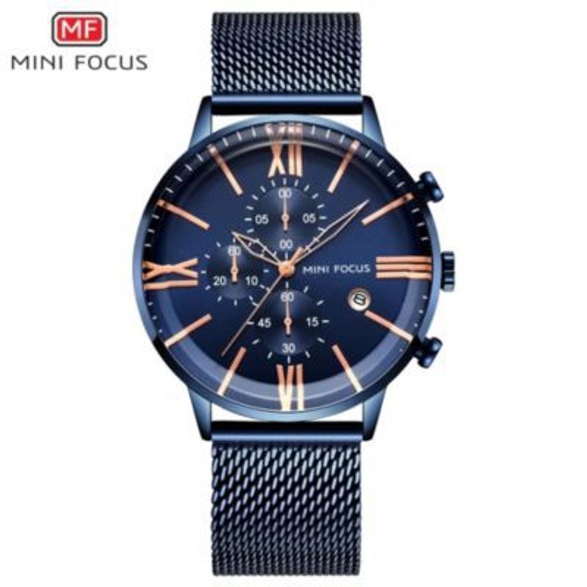MINI FOCUS - Reloj Mini Focus Acero Azul MIN-35