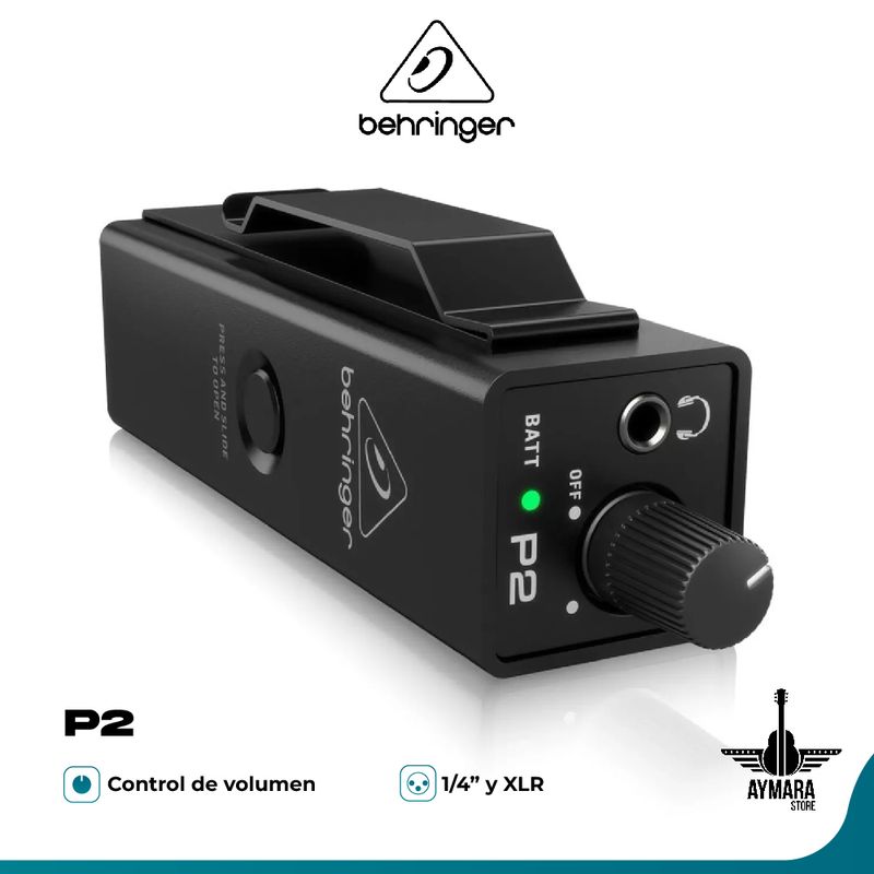 BEHRINGER - BEHRINGER P2 AMPLIFICADOR DE MONITOREO PERSONAL