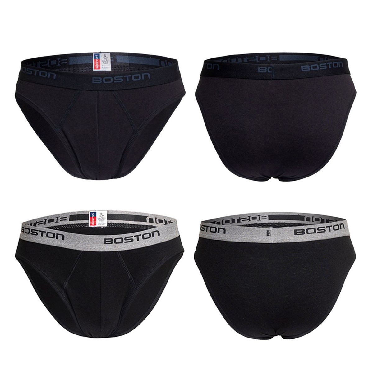 BOSTON - Pack X6 Trusas Boston Hombre 100% Algodón