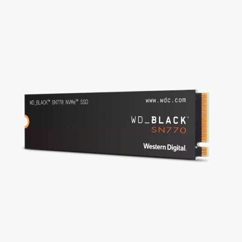 WESTERN DIGITAL - Disco SSD WD Western Digital SN770 Black 1TB M2 NVMe PCIe Gen4