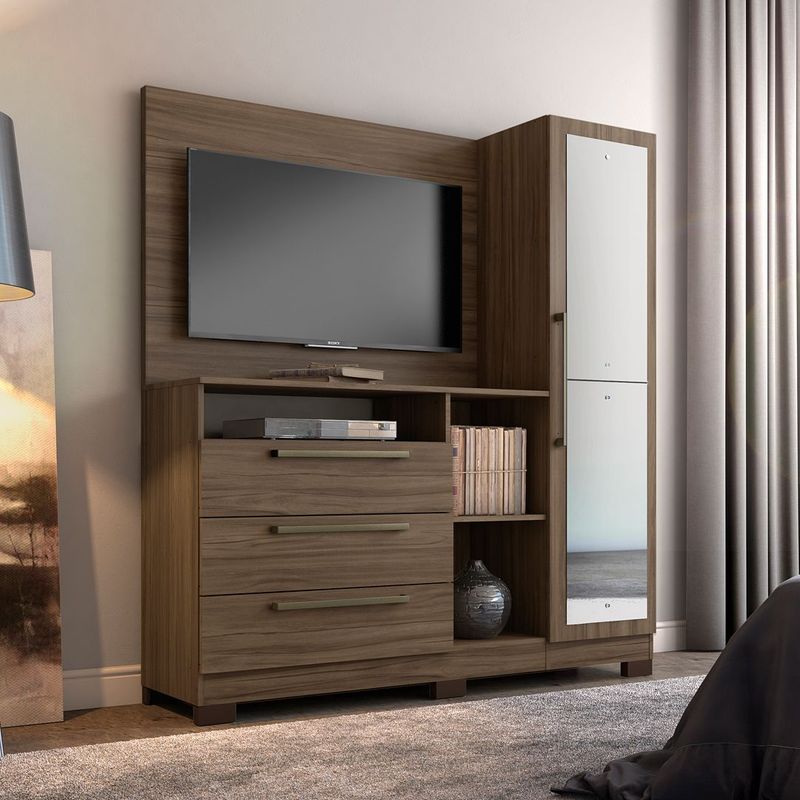 SOPORTEX - Cómoda Multiuso para TV 42'' NT 5055 MDP Café