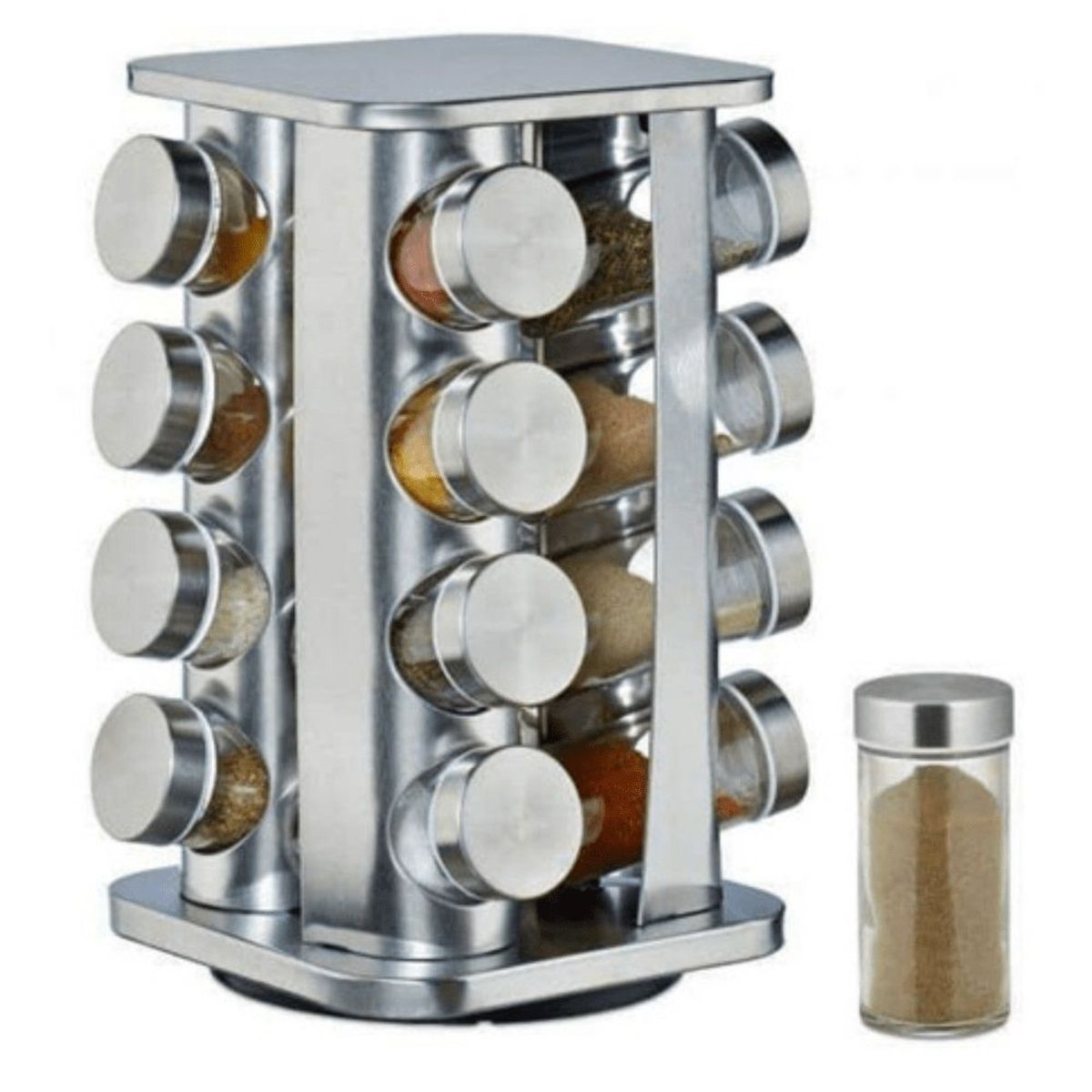 GENERICO - Condimentero de 16 piezas giratorios