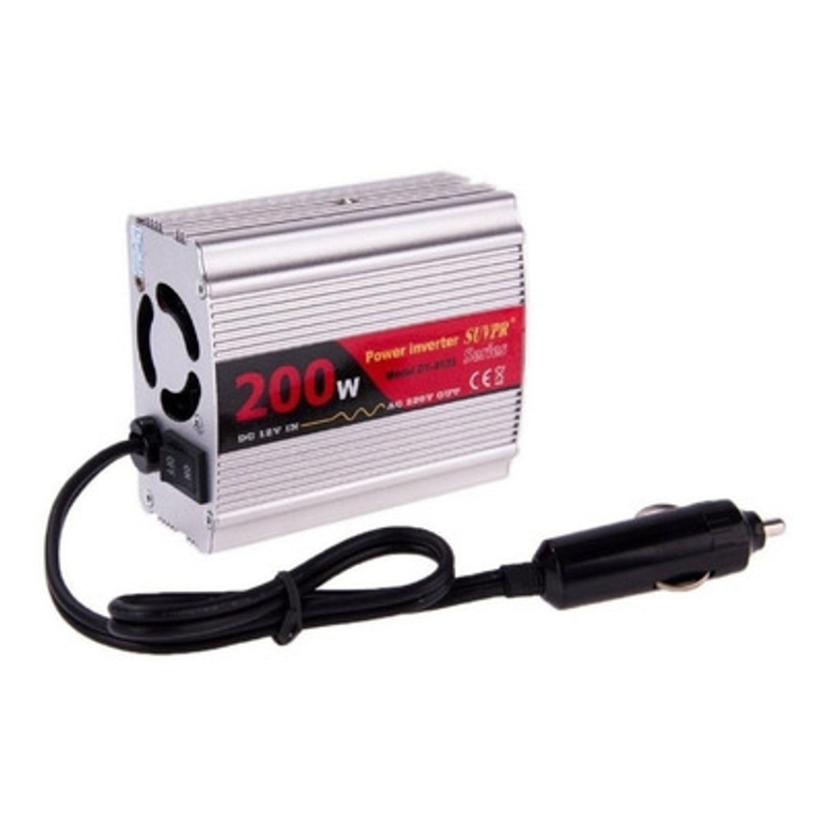 GENERICO - Inversor De Corriente Para Auto 200w de 12v A 220v