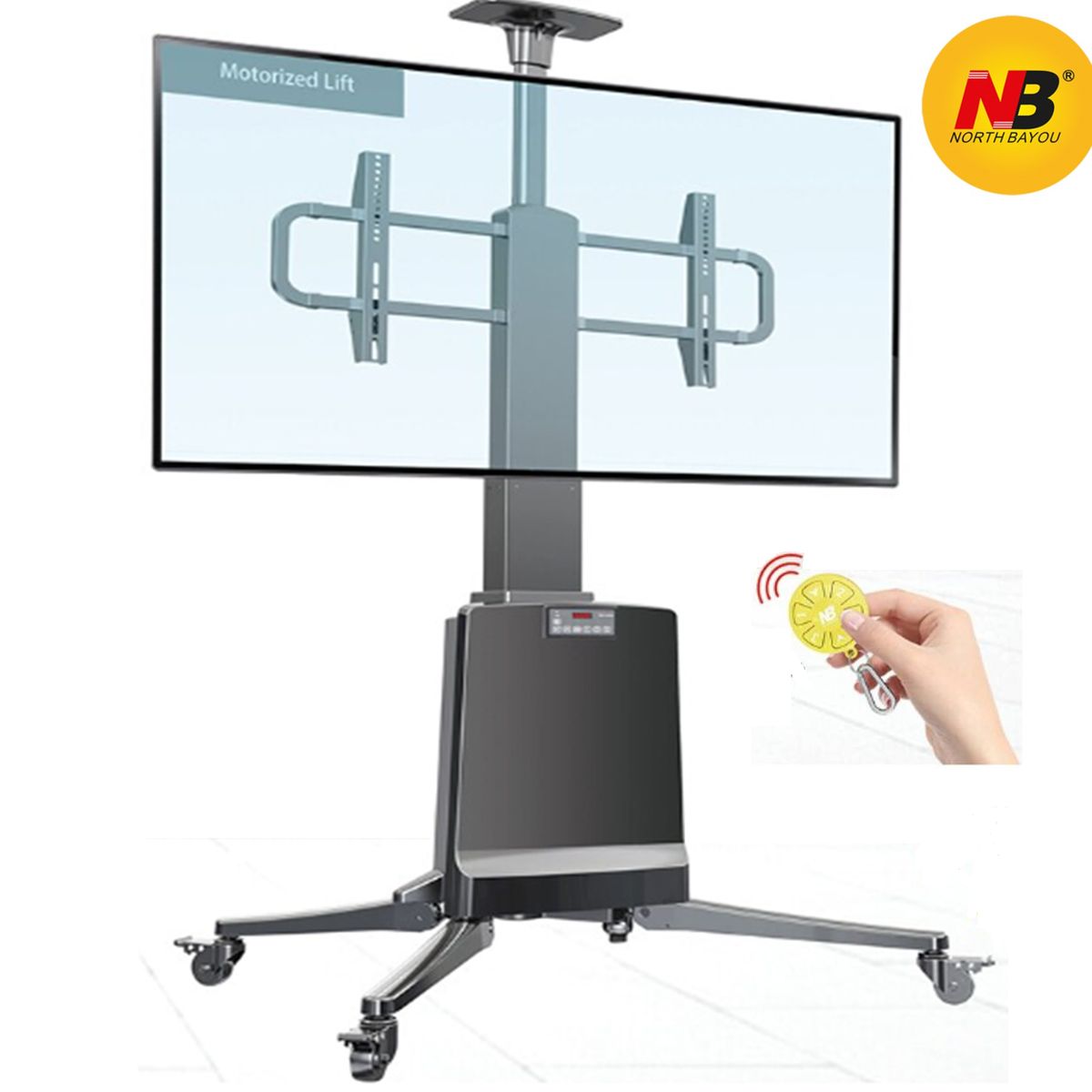 NB NORTH BAYOU - Rack Motorizado TW85 North Bayou para TV de 55” a 85”