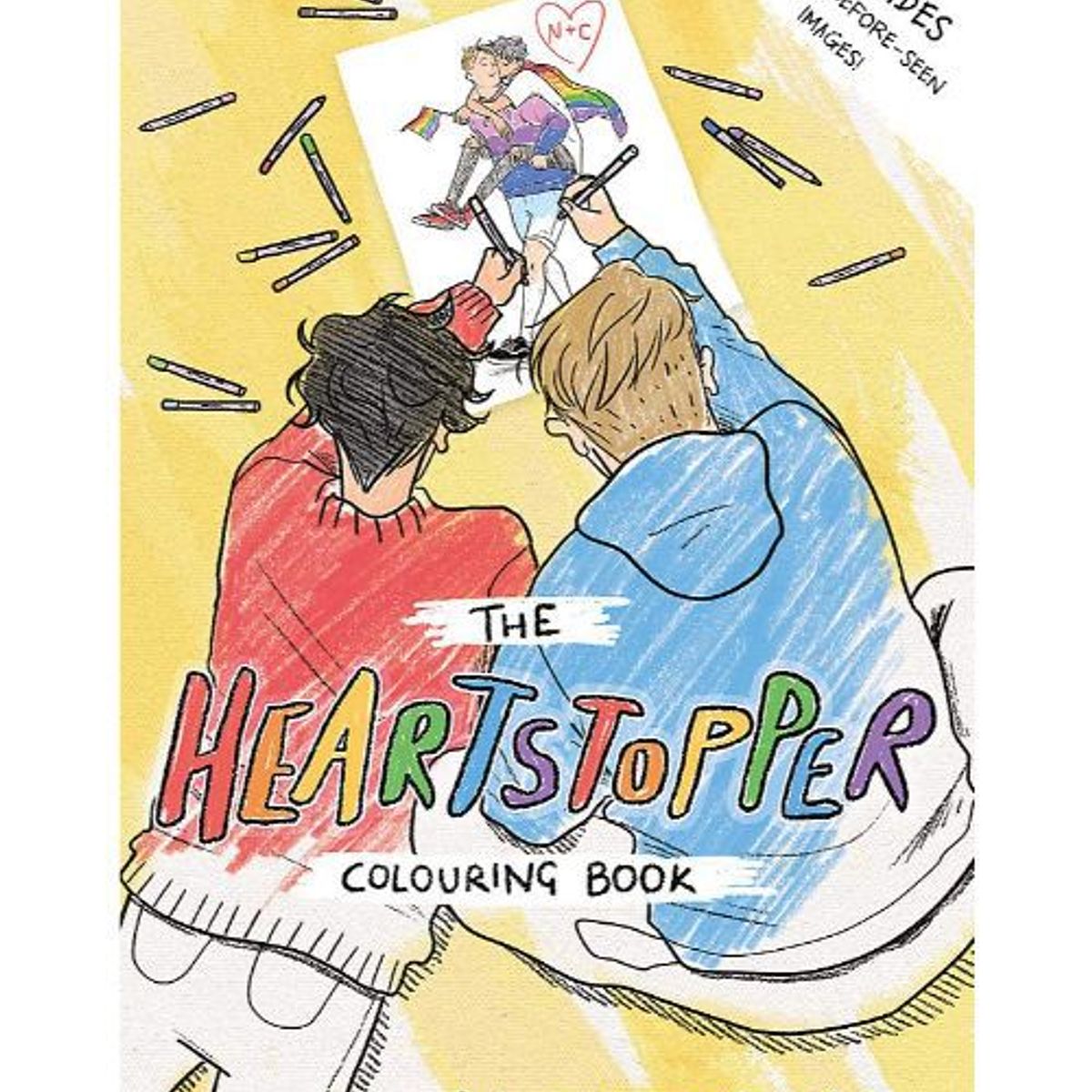 GENERICO - HEARTSTOPPER COLOURING BOOK - LIBRO PARA COLOREAR