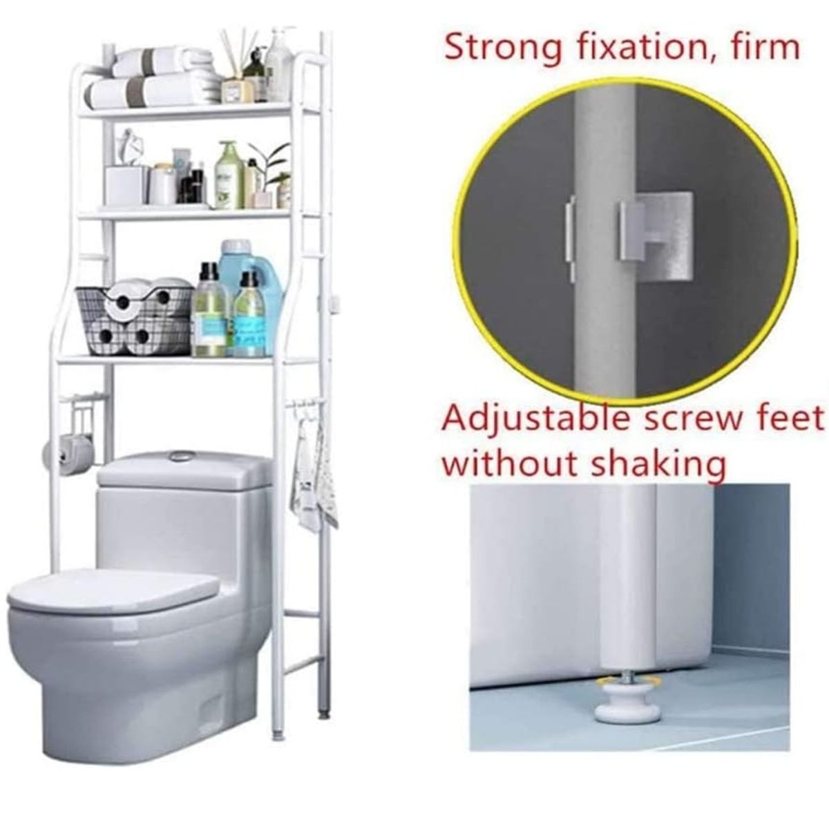 GENERICO - Estante de inodoro 3 niveles