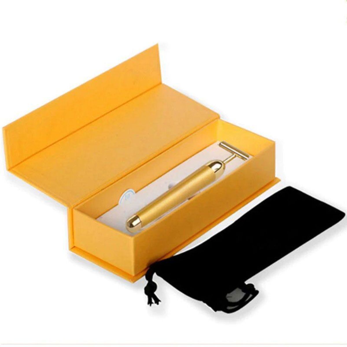 GENERICO - Rodillo Masajeador Facial de Vibración