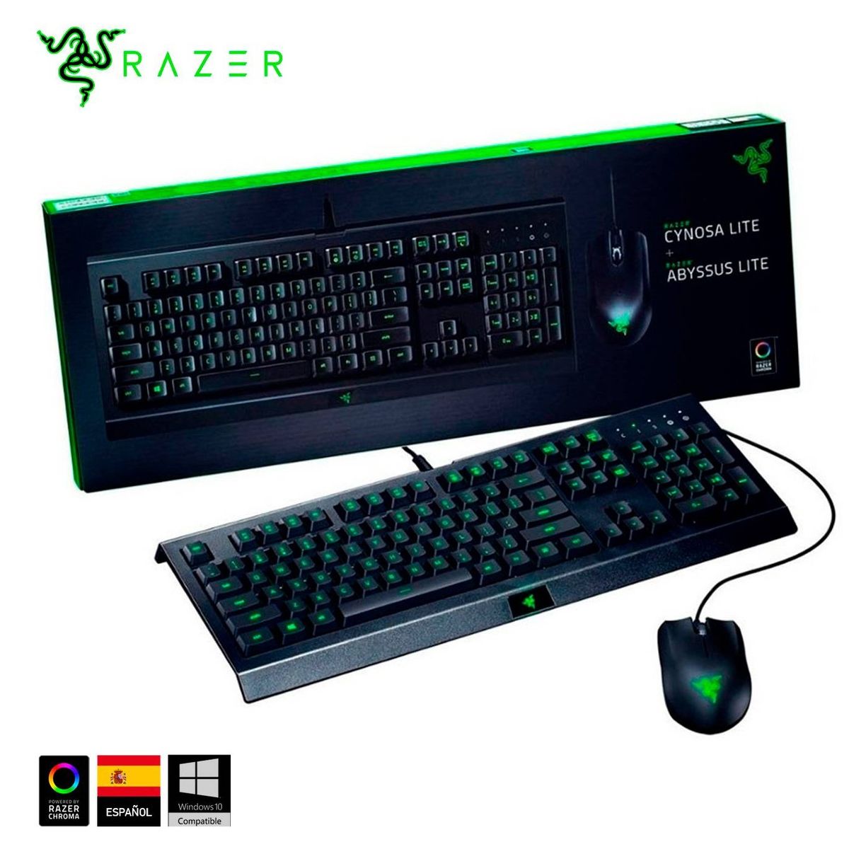 RAZER - TECLADO RAZER CYNOSA LITE  ABYSSUS LITE SP