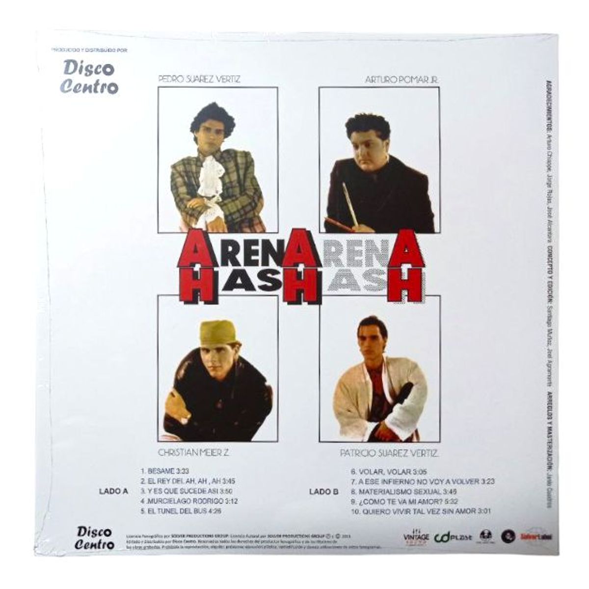 GENERICO - Disco de Vinilo Ah ah ah de Arena Hash