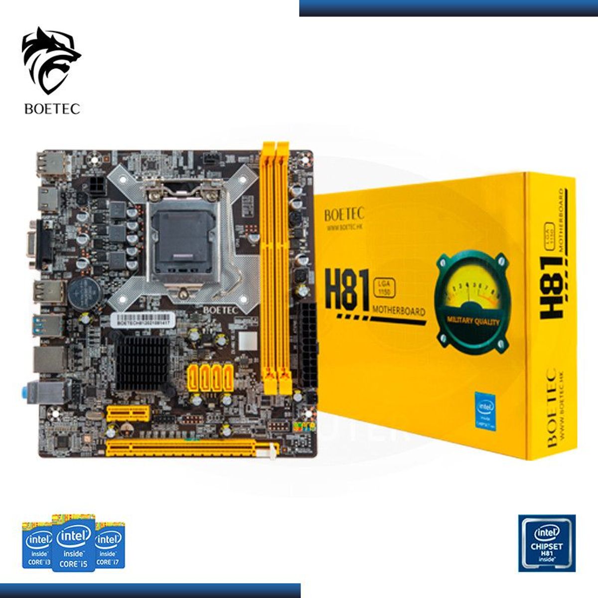 GENERICO - Placa Madre Boetec H81 DDR3 LGA 1150