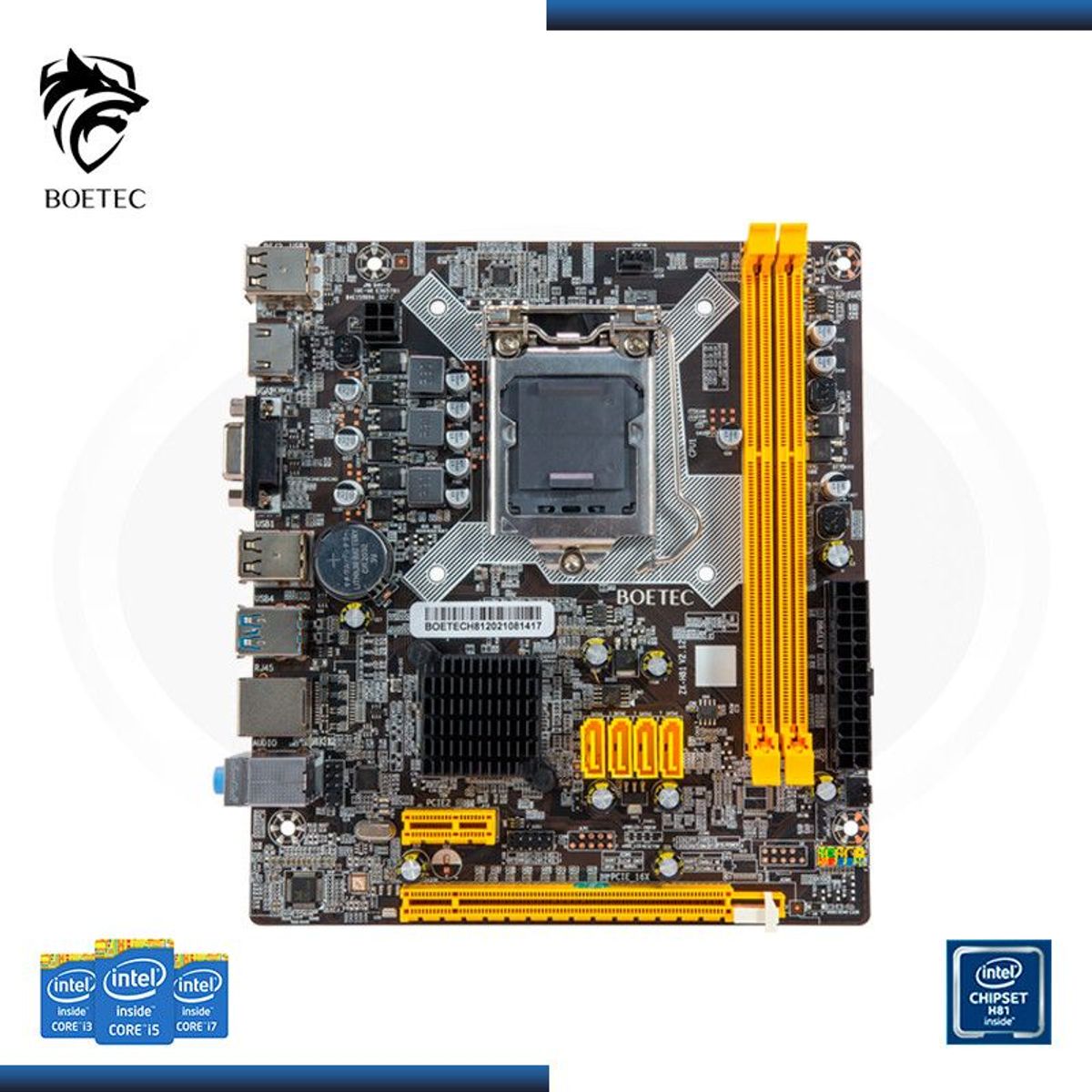 GENERICO - Placa Madre Boetec H81 DDR3 LGA 1150