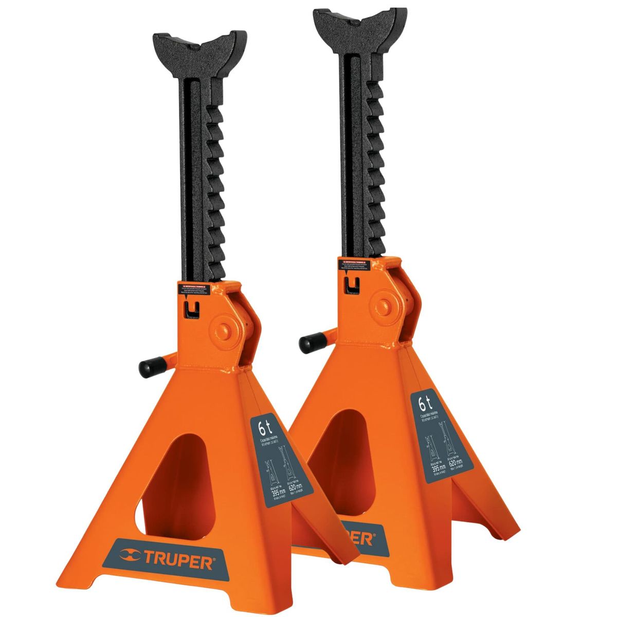 TRUPER - Torre caballete 6 toneladas / 2 unidades, 6TON, Truper