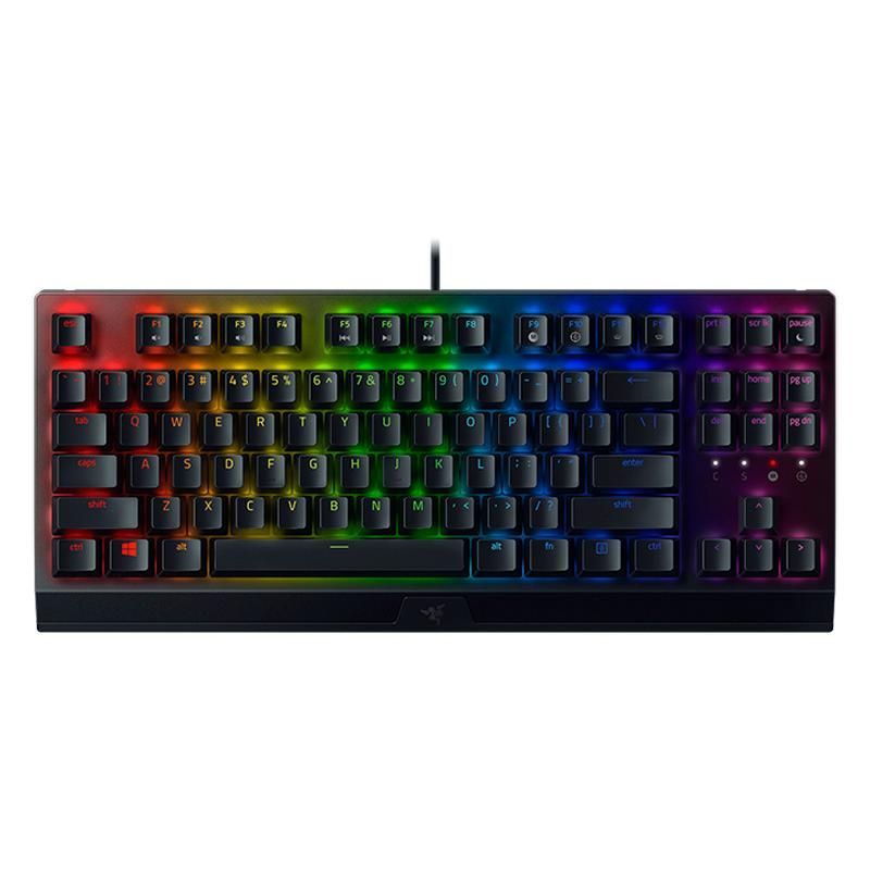 RAZER - TECLADO RAZER BLACKWIDOW V3 TKL MECHANICAL YELLOW SW US CHROMA NEGRO