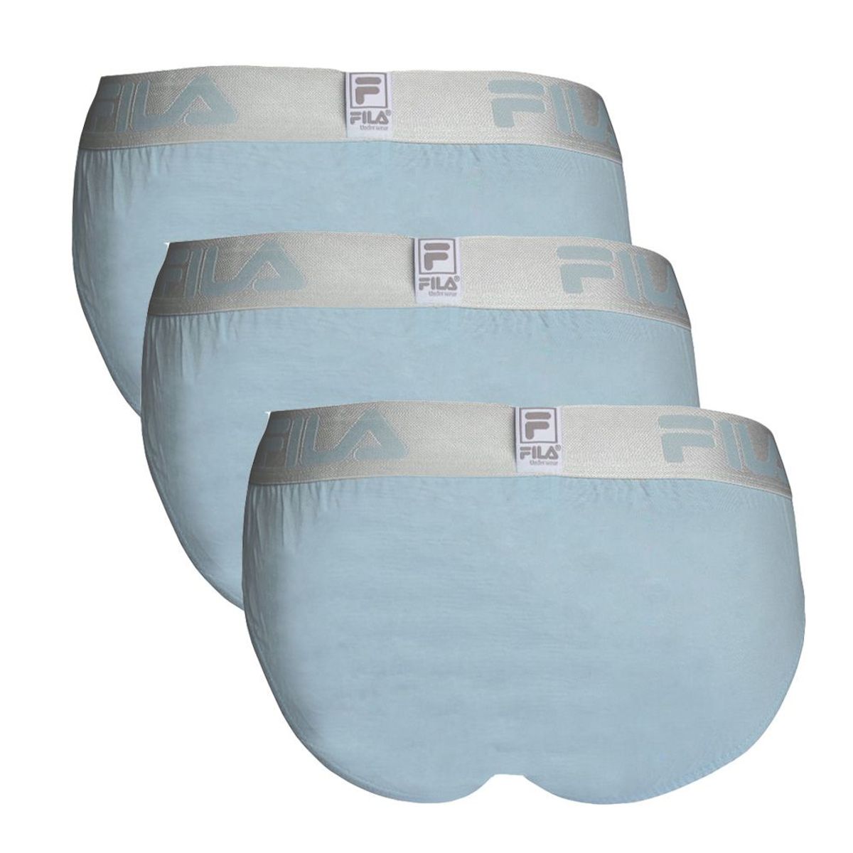 FILA - Pack x3 Trusa Fila Hombre Celeste
