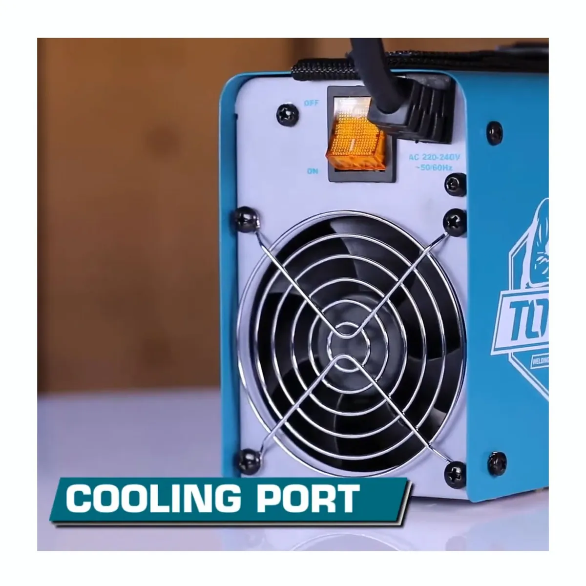 TOTAL TOOLS - MÁQUINA DE SOLDAR INVERTER 160A MMA 15 LCD TOTAL - TW21602