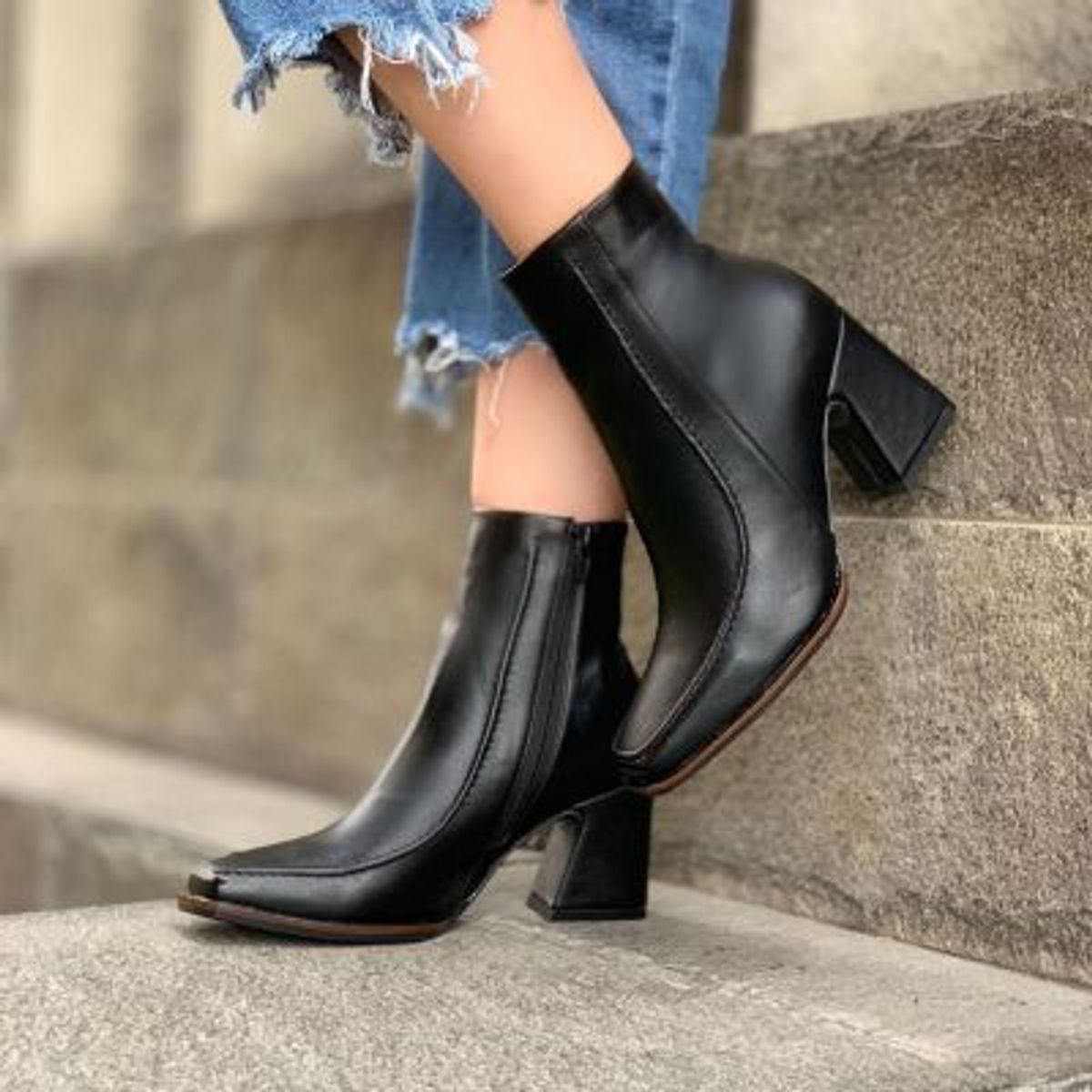 GENERICO - Botin Mujer Yomar Gaela Ortega Color Negro