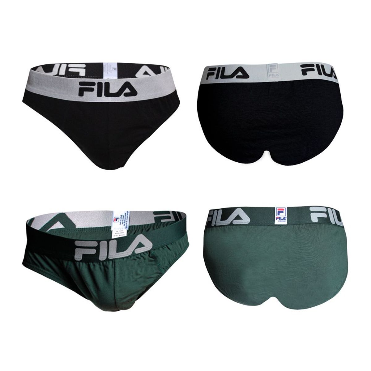 FILA - Pack X6 Trusa Fila Fc150 Algodón Deportivo Multicolor