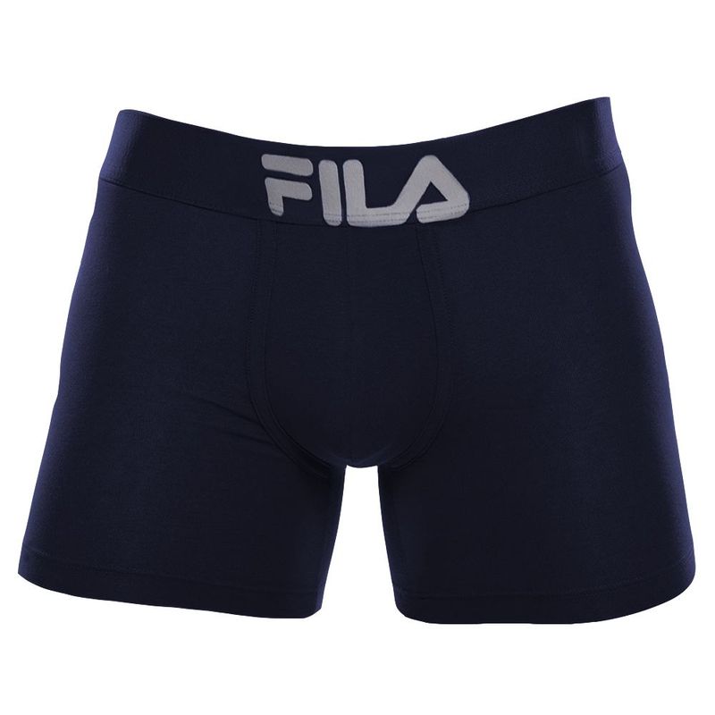 FILA - Bóxer Fila Pretina Ancha  Azul Marino