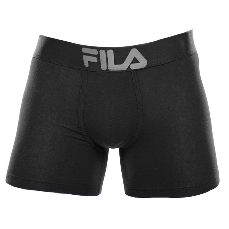 FILA - Bóxer Fila  Pretina Ancha Negro