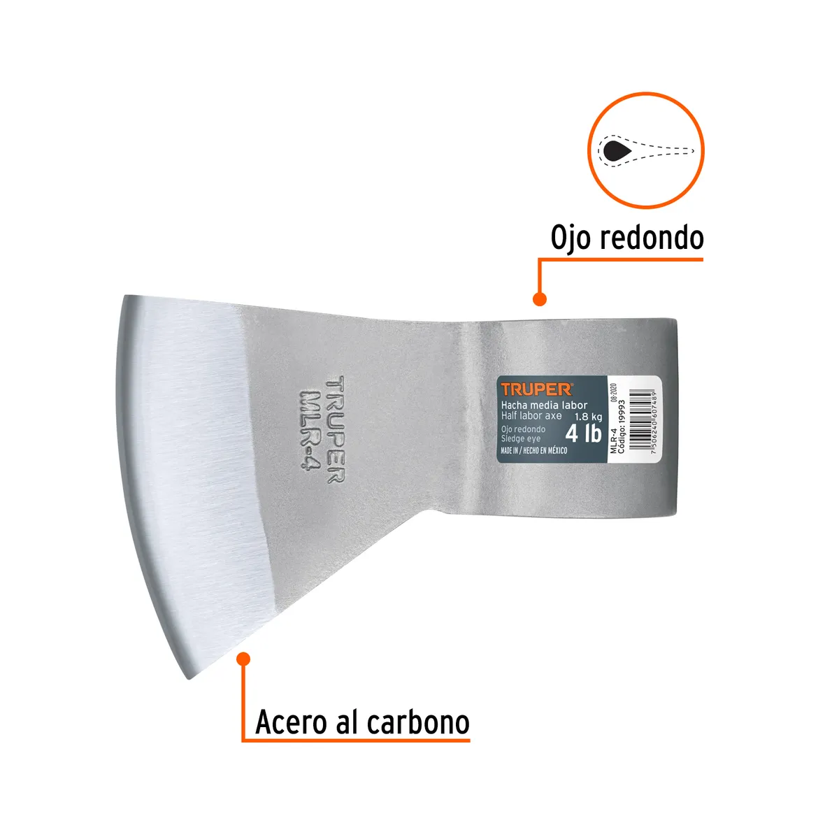 TRUPER - Hacha 4 lb, truper