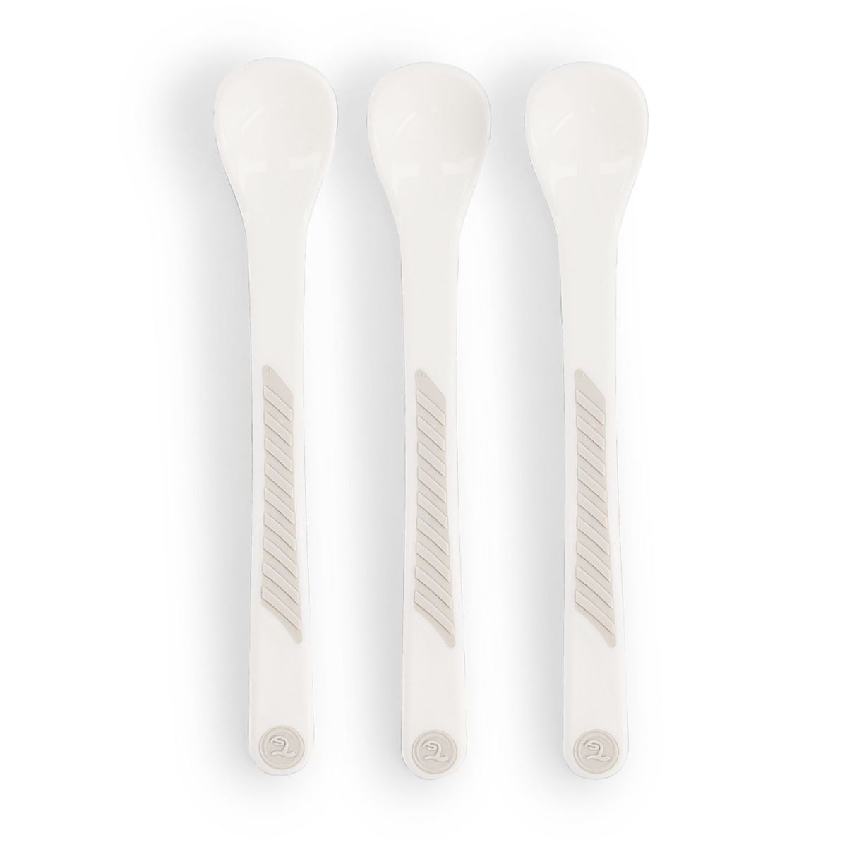 TWISTSHAKE - Set Cucharas Twistshake 6+m Blanco.