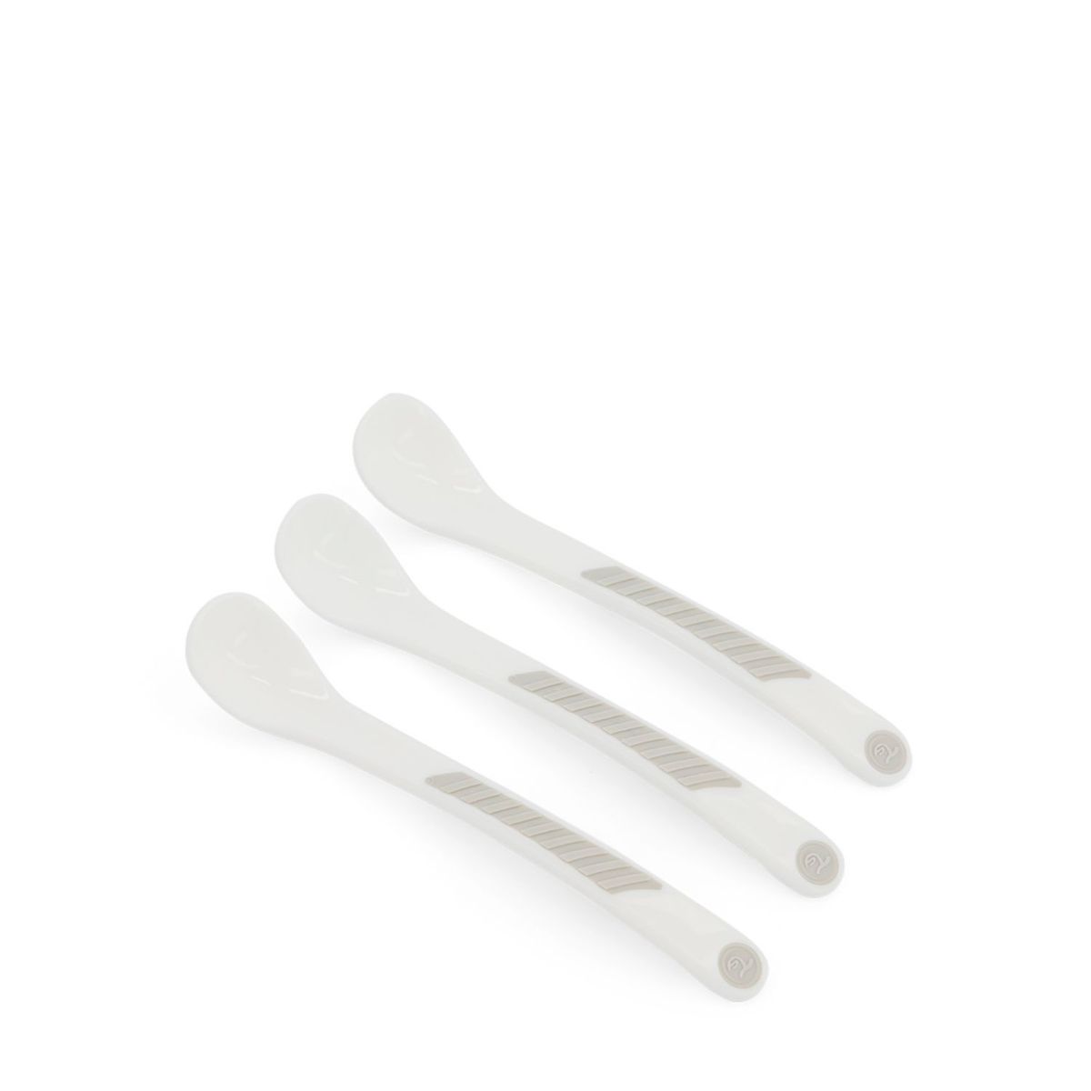 TWISTSHAKE - Set Cucharas Twistshake 6+m Blanco.