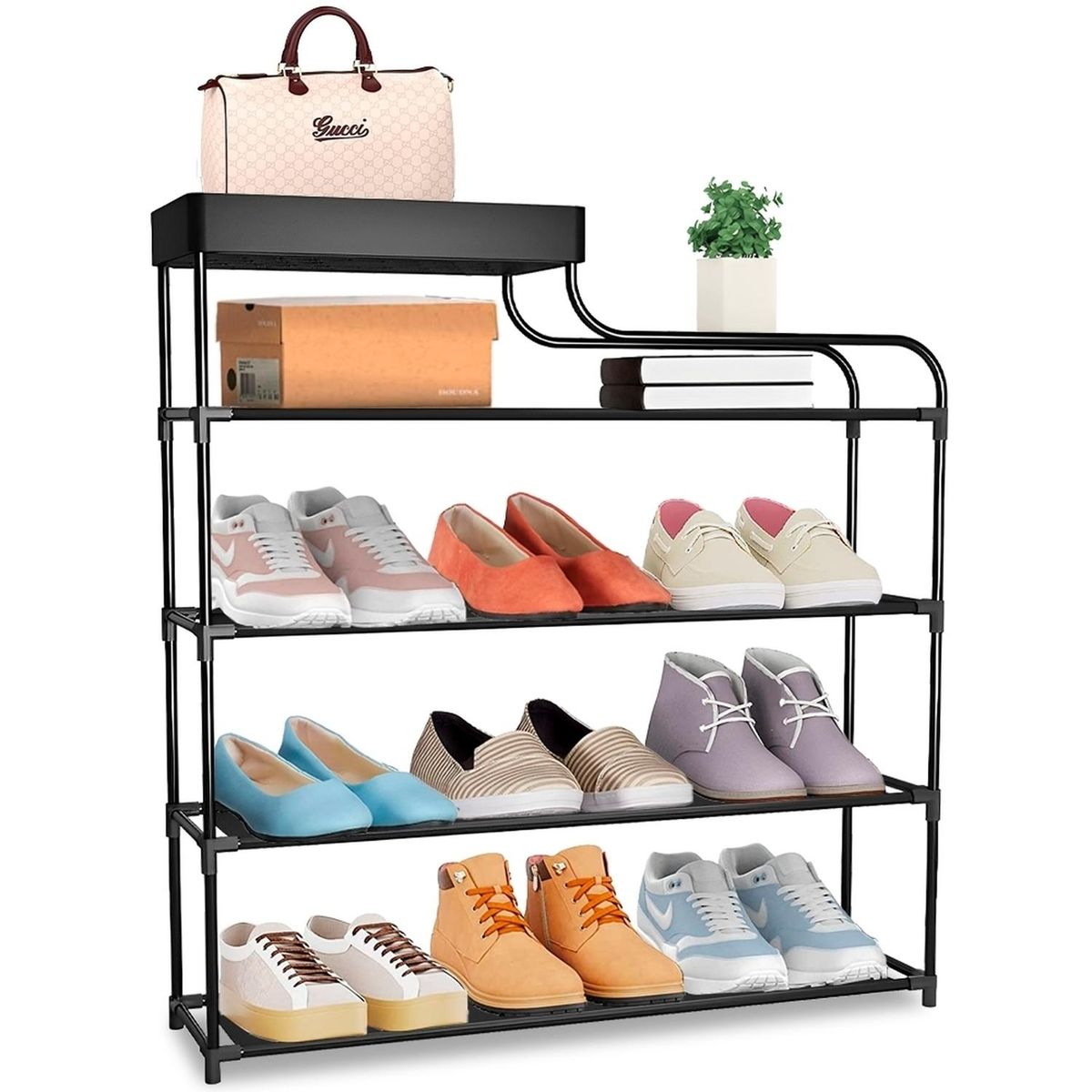 MINARI - Zapatera Organizador de Zapatos Carteras Bolsos Estante NG 97V