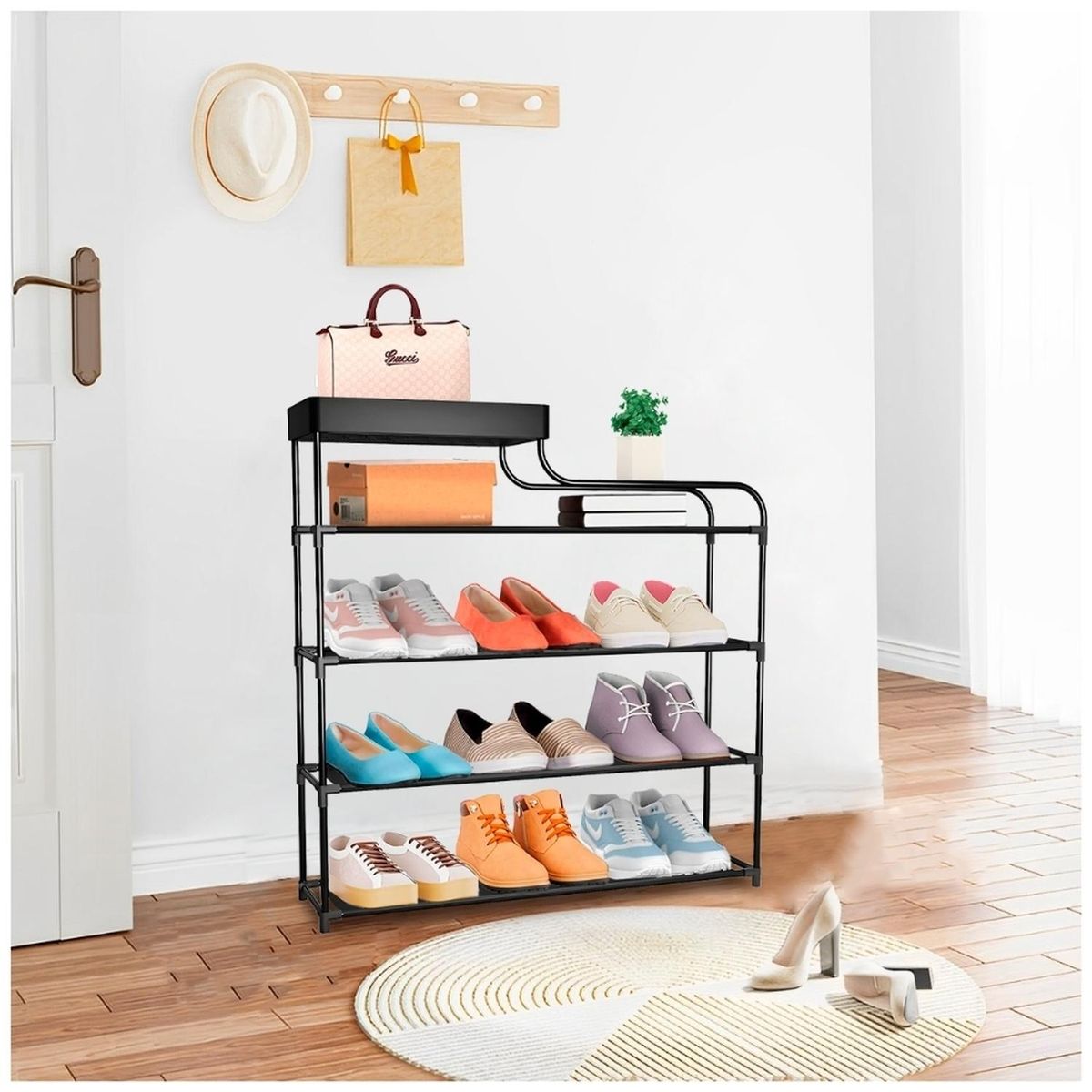 MINARI - Zapatera Organizador de Zapatos Carteras Bolsos Estante NG 97V