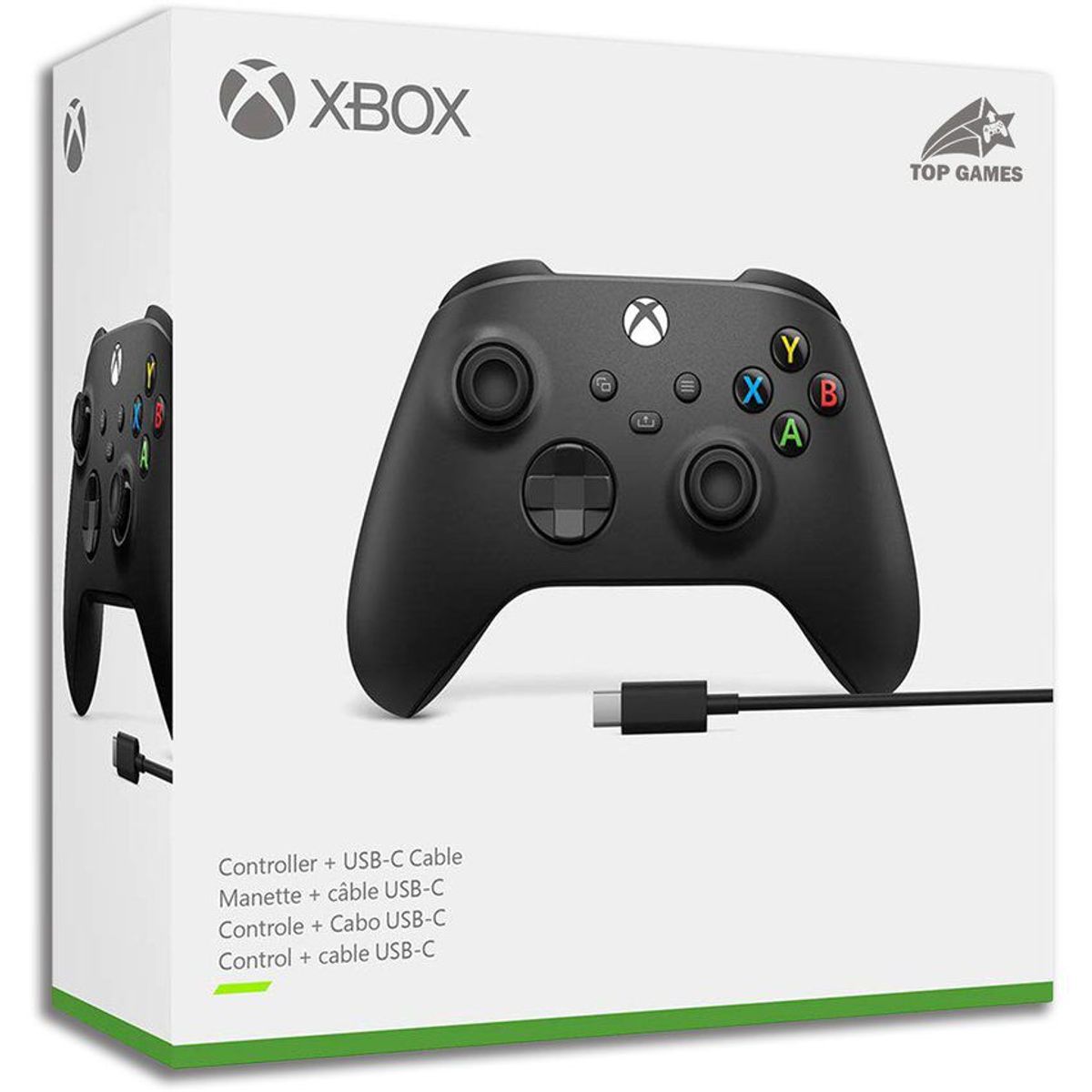 MICROSOFT - Mando de xbox series x-s + cable usb-c compatible con pc.