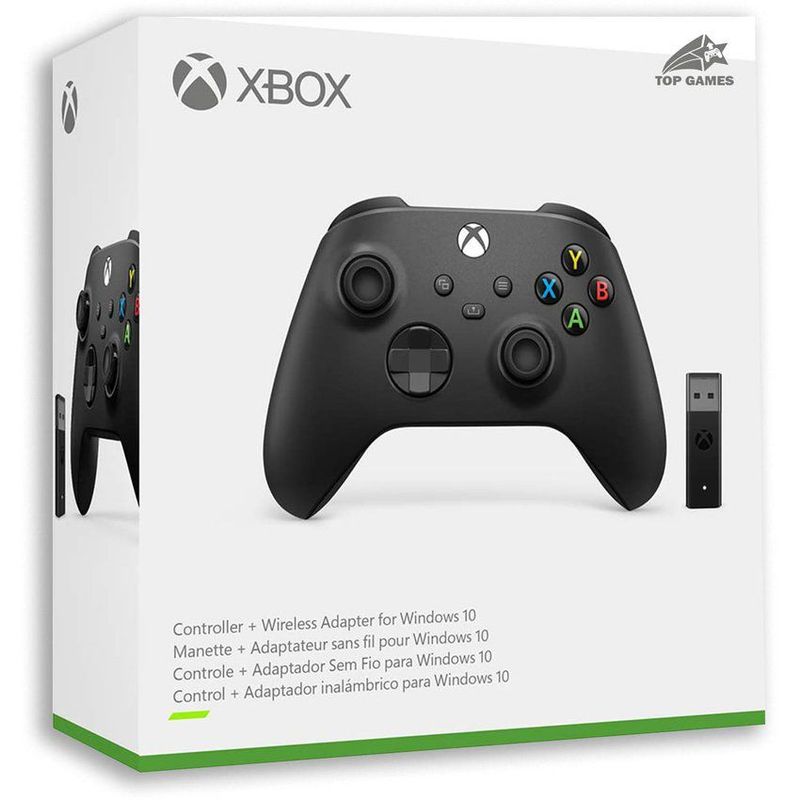 MICROSOFT - Mando Xbox Series X/S  + Adaptador inalámbrico para windows.