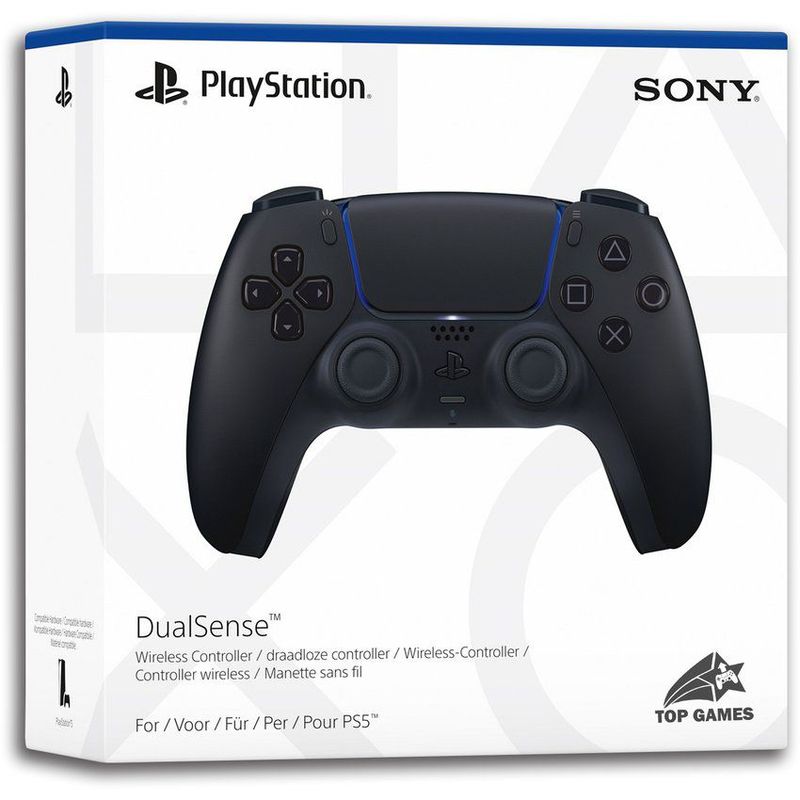 SONY - Mando ps5 dualsense negro  mando dualsense ps5 midnight black