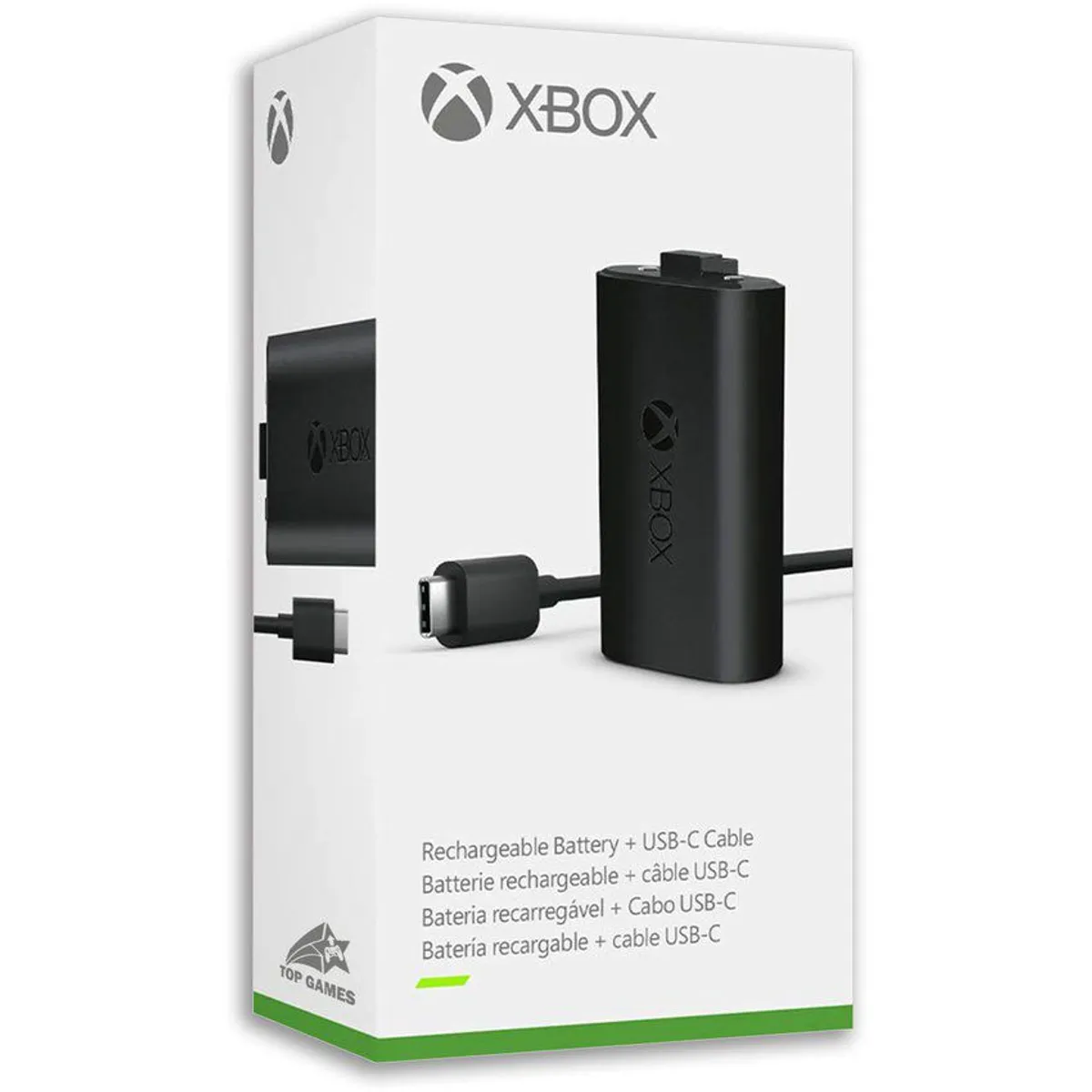 MICROSOFT - Kit carga y juega de xbox series x  s + cable usb-c