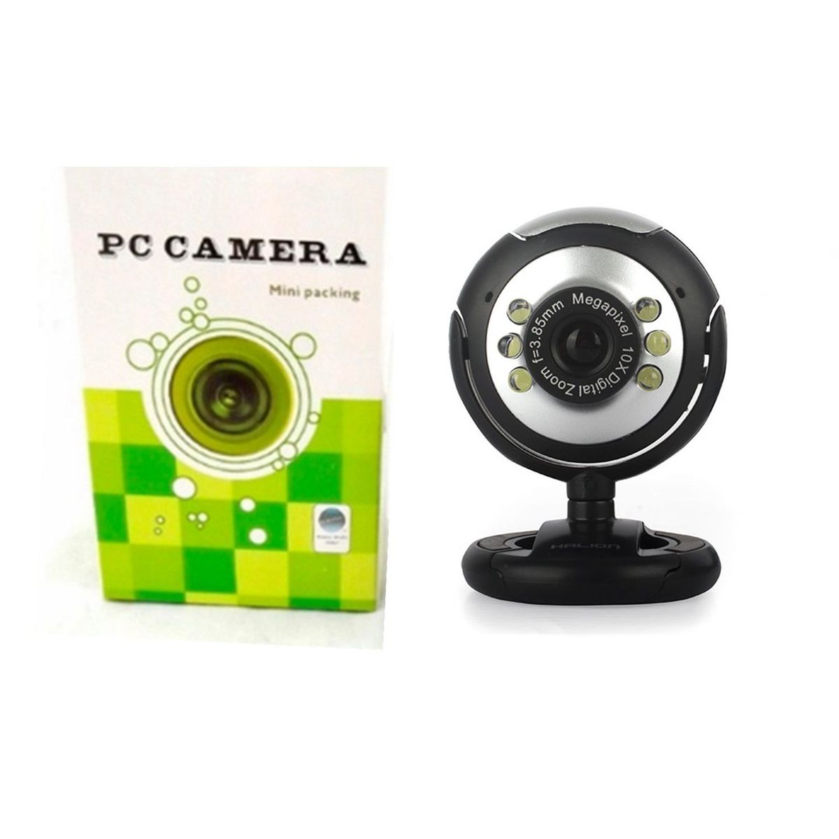 HALION - Cámara Web Halion 2.0 HA-W230 720p HD (1280 x 720) con Micrófono USB