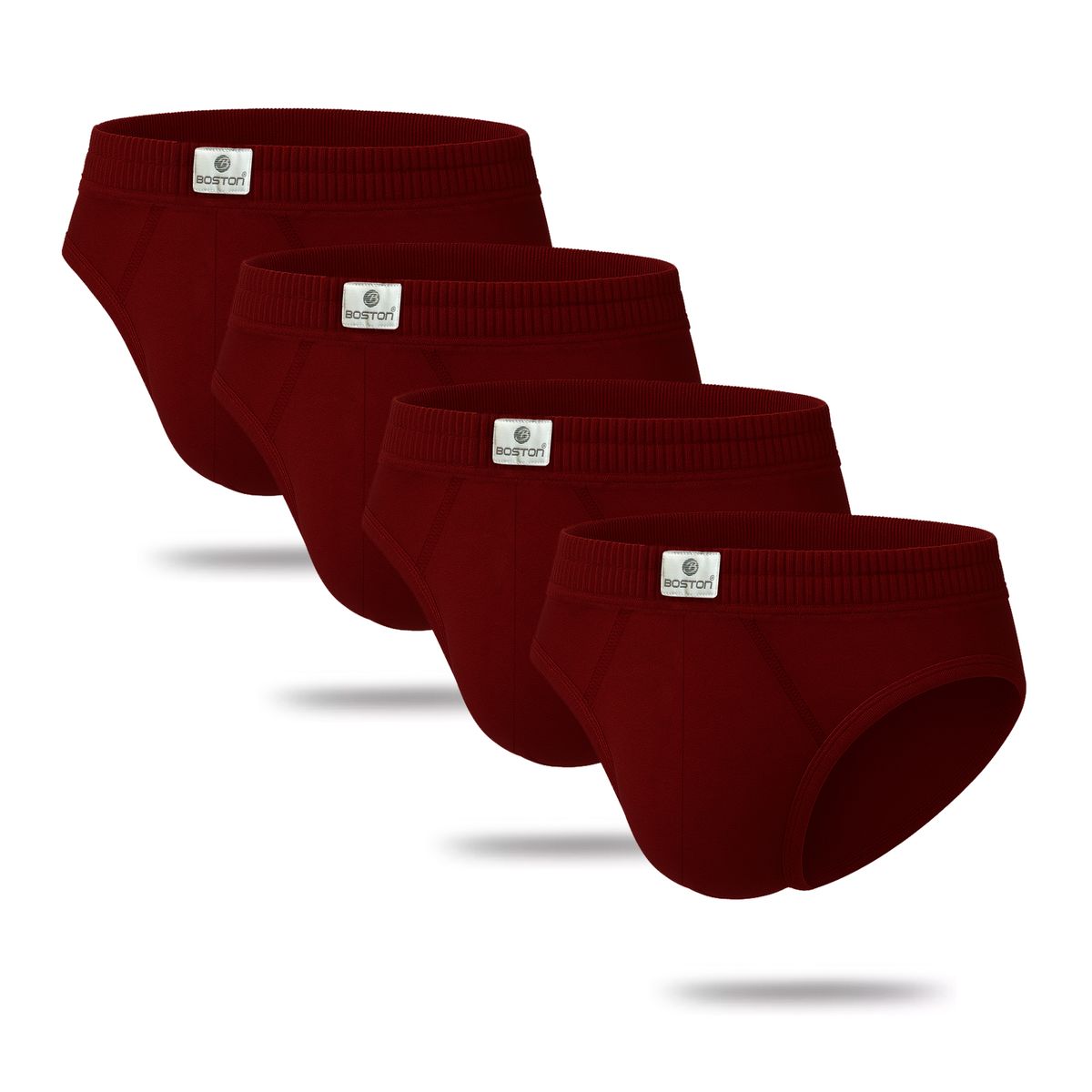 BOSTON - Pack x4 Trusas Boston Recubierto Bikini  Vino