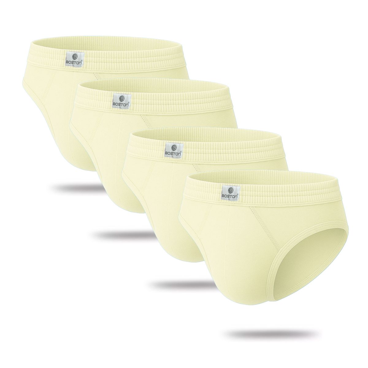 BOSTON - Pack x4 Trusas Boston Recubierto Bikini Crema