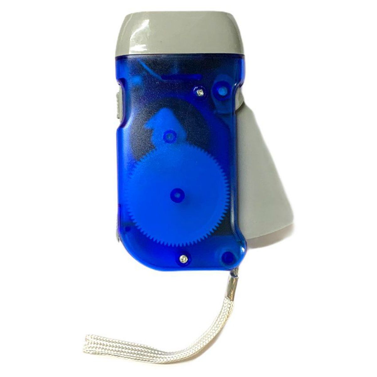 GENERICO - Linterna eléctrica 3 led de mano dinamo fricción terremoto