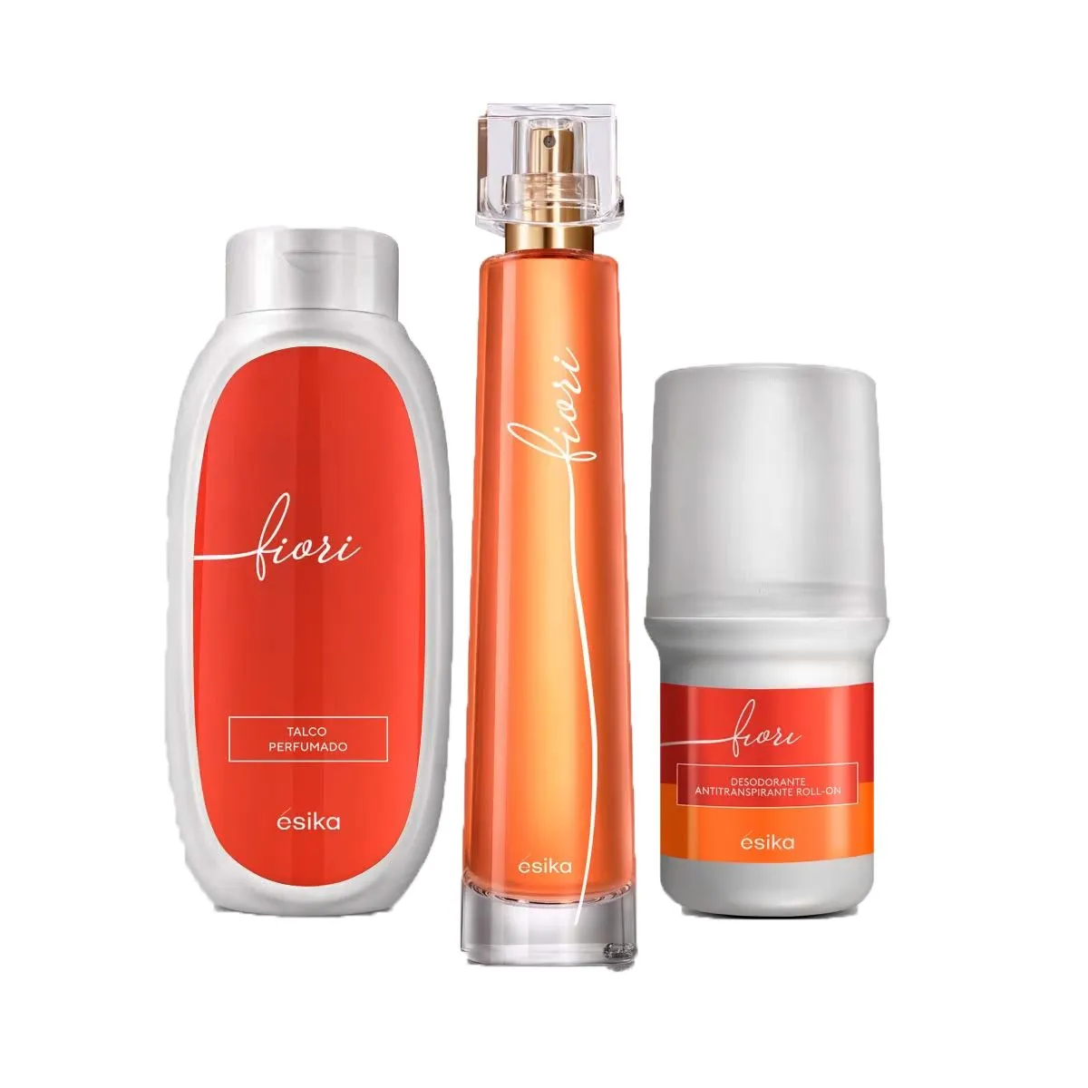 ESIKA - Fiori Perfume de Mujer con Talco y Deo Roll On