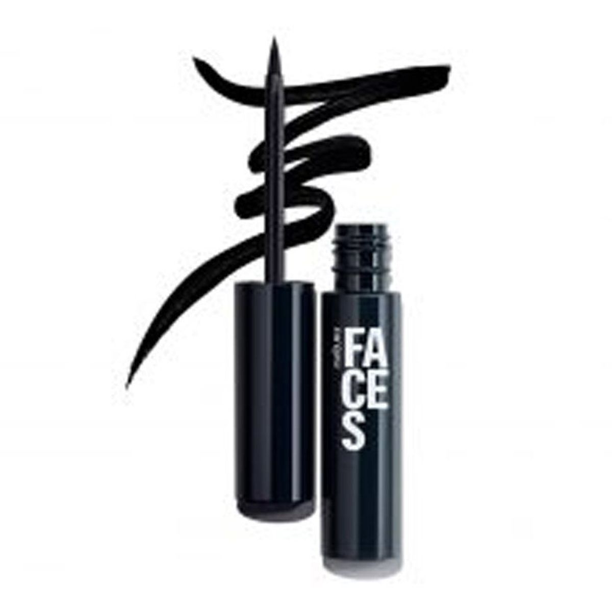 NATURA - Delineador líquido para ojos negro faces