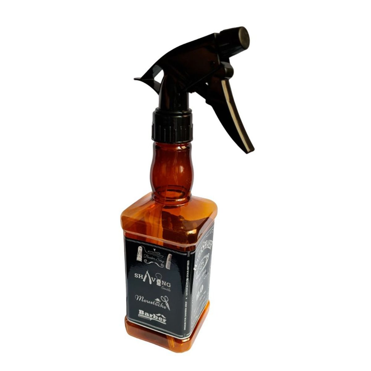 BARBERSHOP - Atomizador de agua o spray de agua forma cuadrada de 50cl Marrón