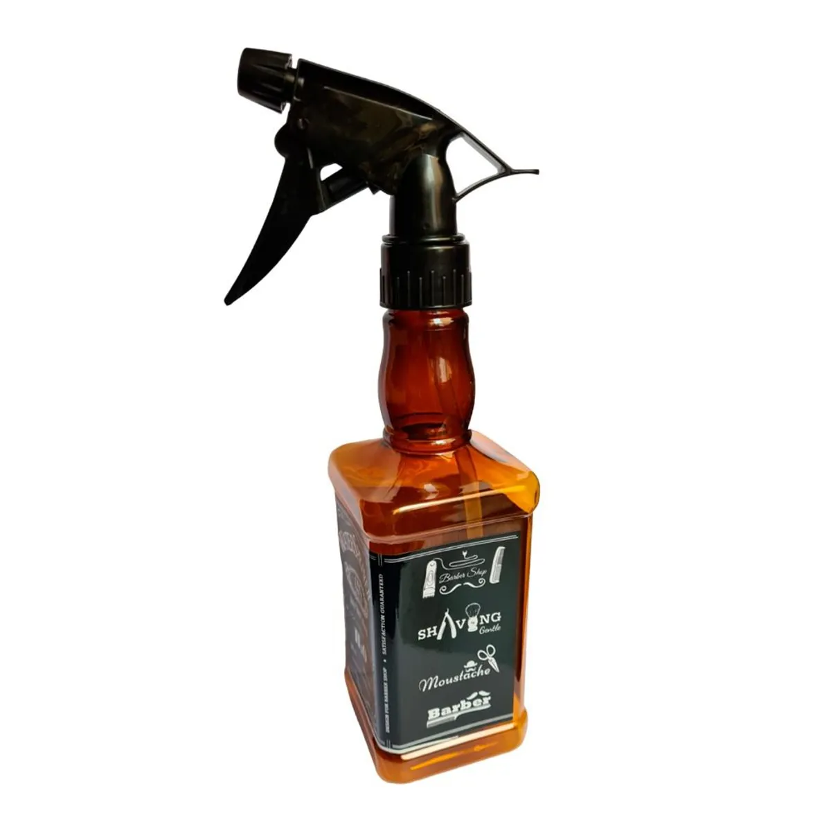 BARBERSHOP - Atomizador de agua o spray de agua forma cuadrada de 50cl Marrón