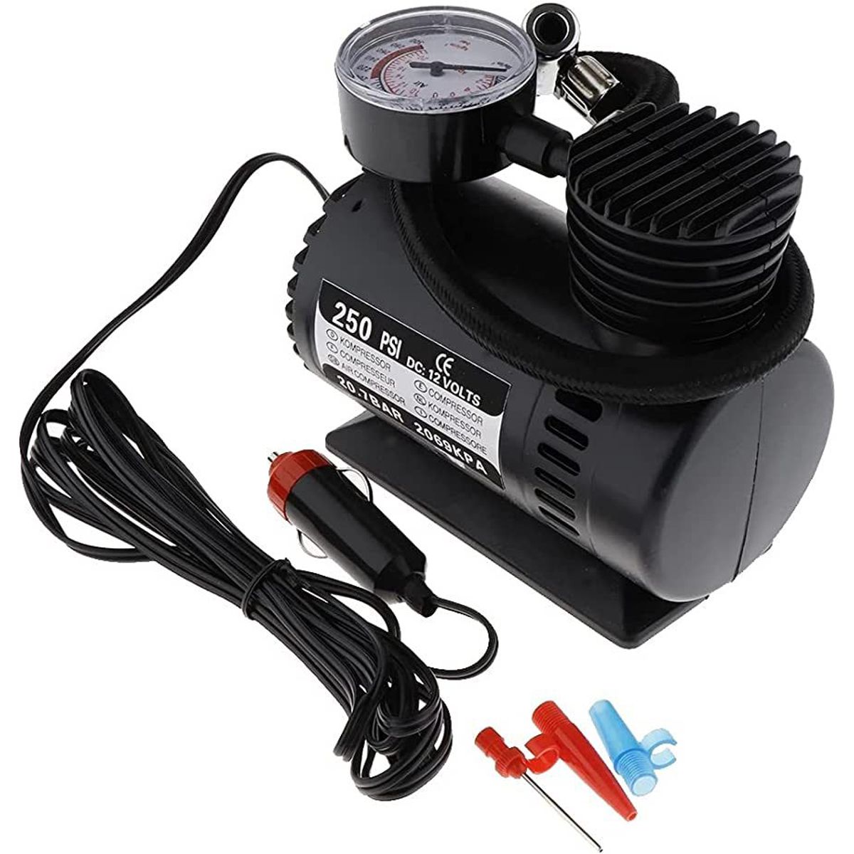 OEM - Mini Compresor Inflador Llantas Neumaticos 12V 250PSI