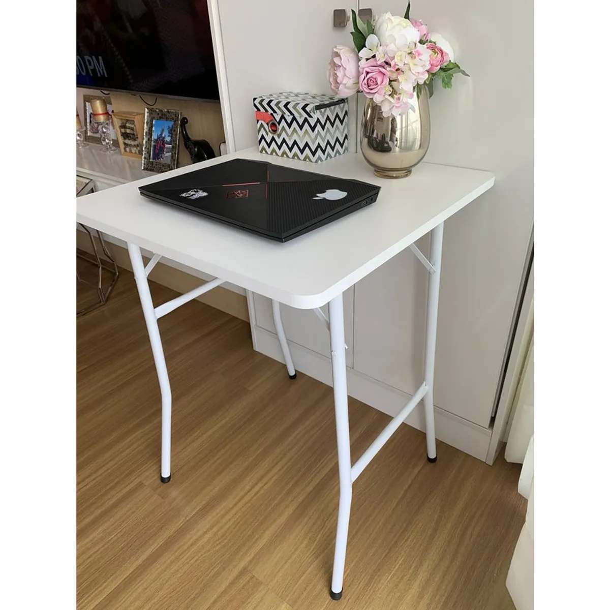 ATAHUALPA - Mesa plegable atahualpa 60x60cm -blanco