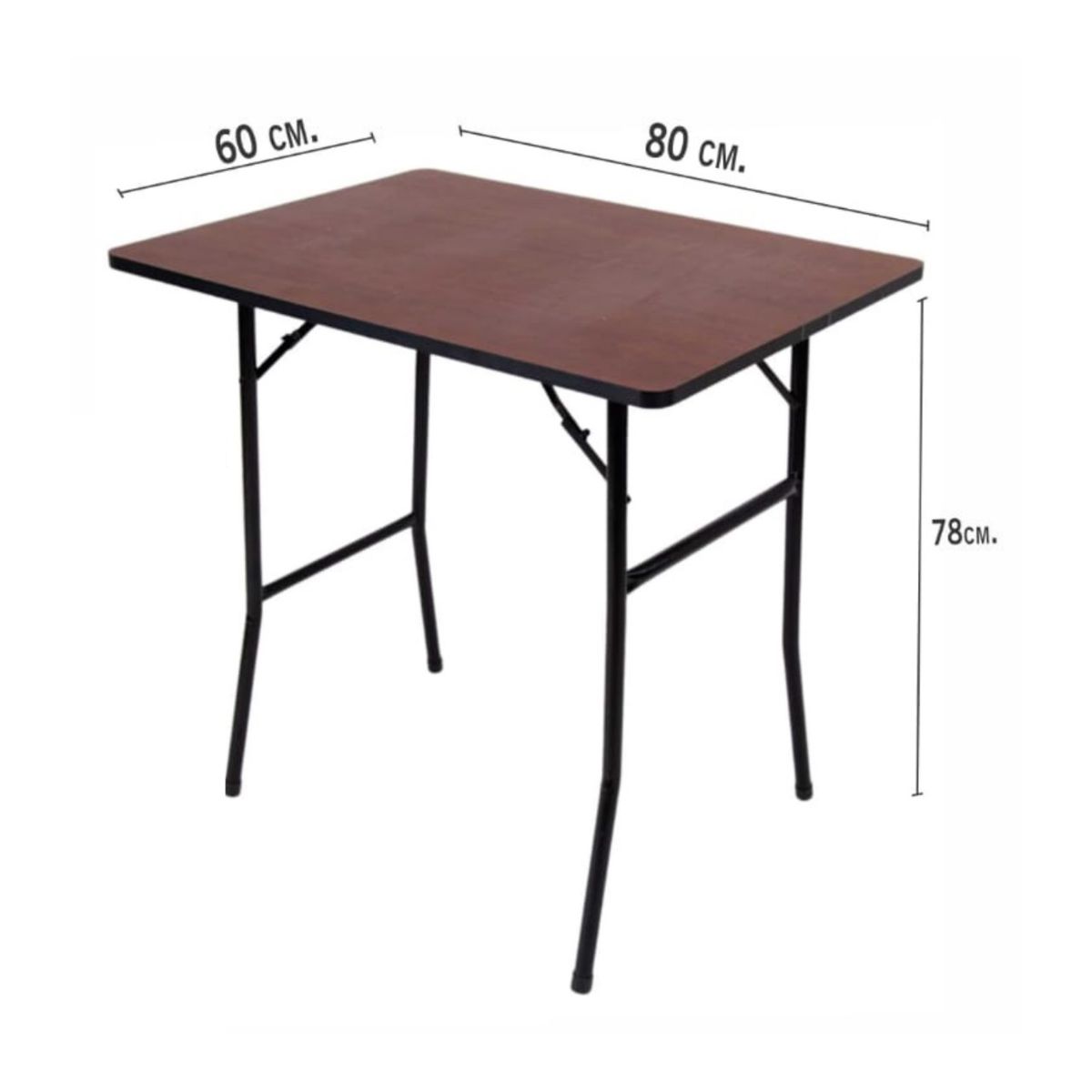 ATAHUALPA - Escritorio plegable ATAHUALPA 80x60cm - CEREZO