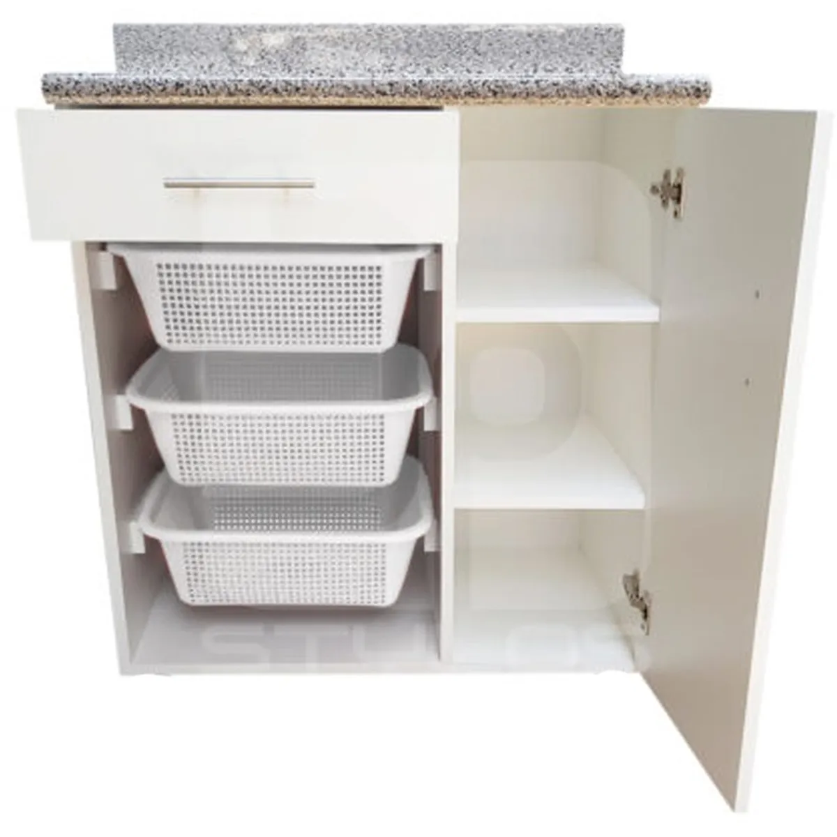 GENERICO - Verdulero De Melamine 3 Pisos