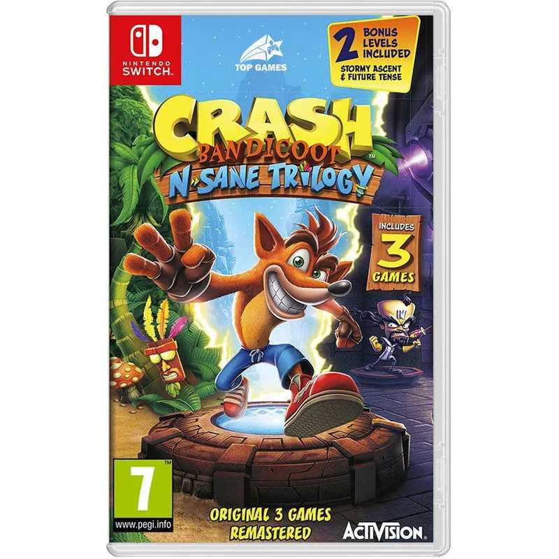 NINTENDO - Juego crash bandicoot nsane trilogy nintendo switch